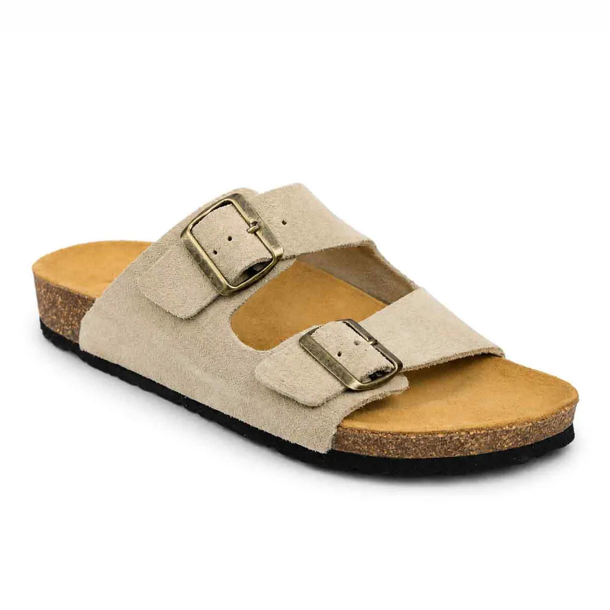 Sandale pour homme s030-1 beige daim. 